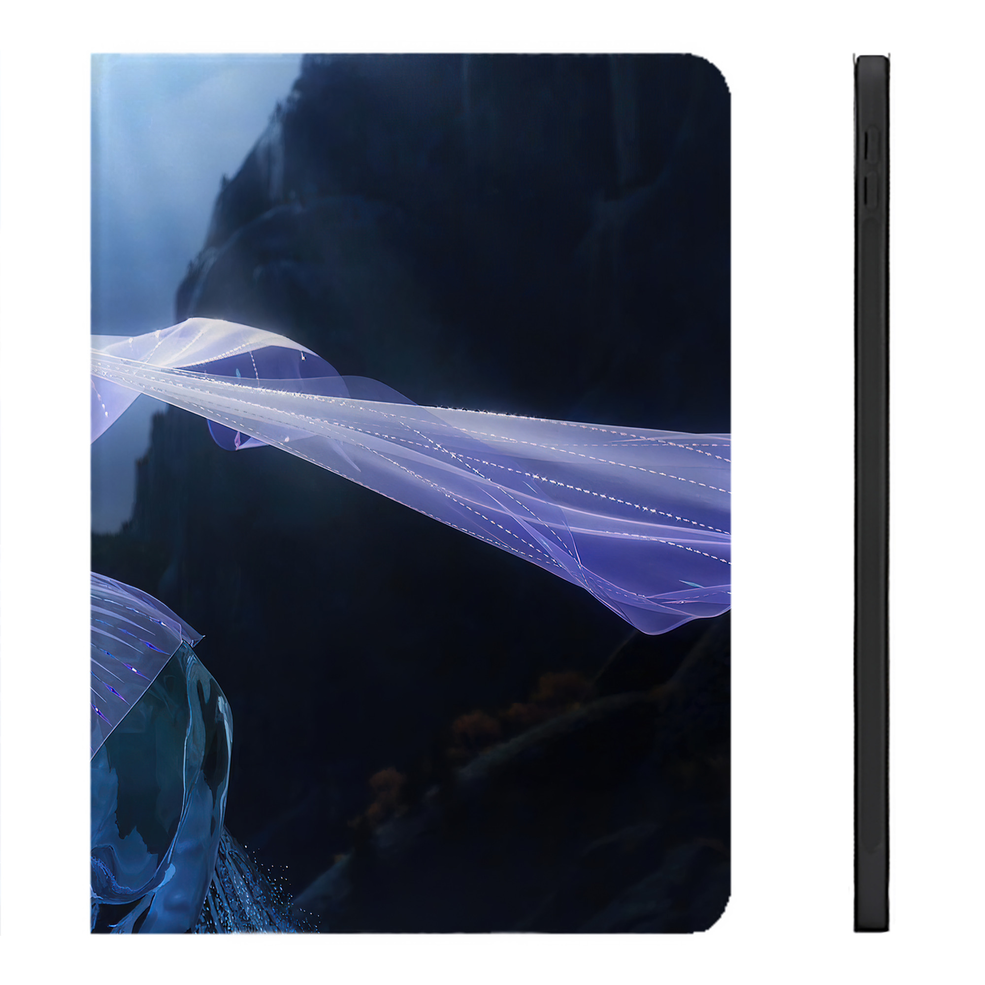 （画像用） アナと雪の女王 アンナ エルサ Frozen Anna Elsa IPadケース ペンホルダー付き ブックスタイルデザイン
